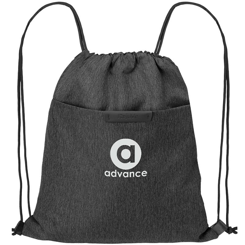 RejuVe X-PAK Recycled Heather Drawstring Bag