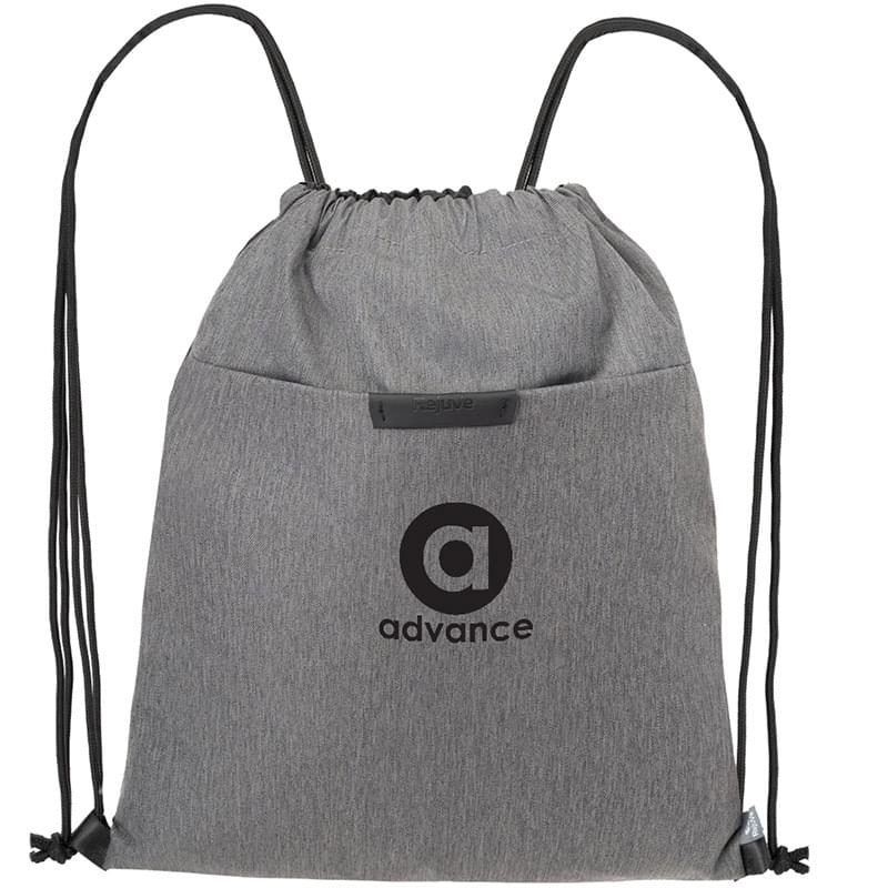 RejuVe X-PAK Recycled Heather Drawstring Bag