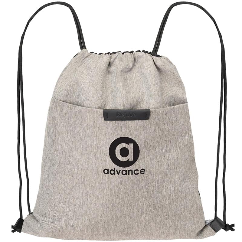 RejuVe X-PAK Recycled Heather Drawstring Bag