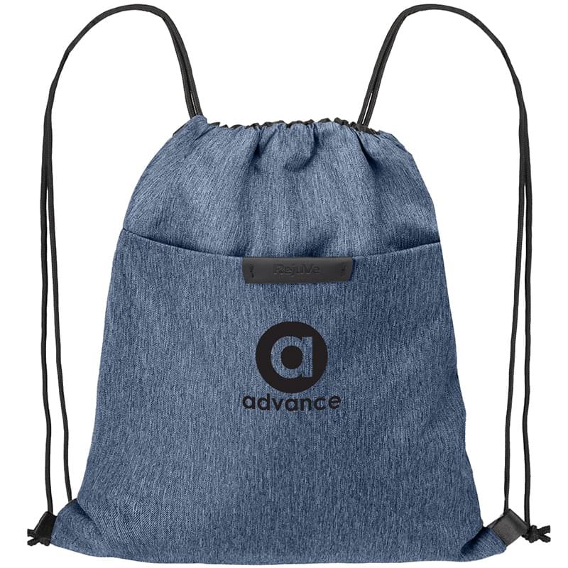 RejuVe X-PAK Recycled Heather Drawstring Bag