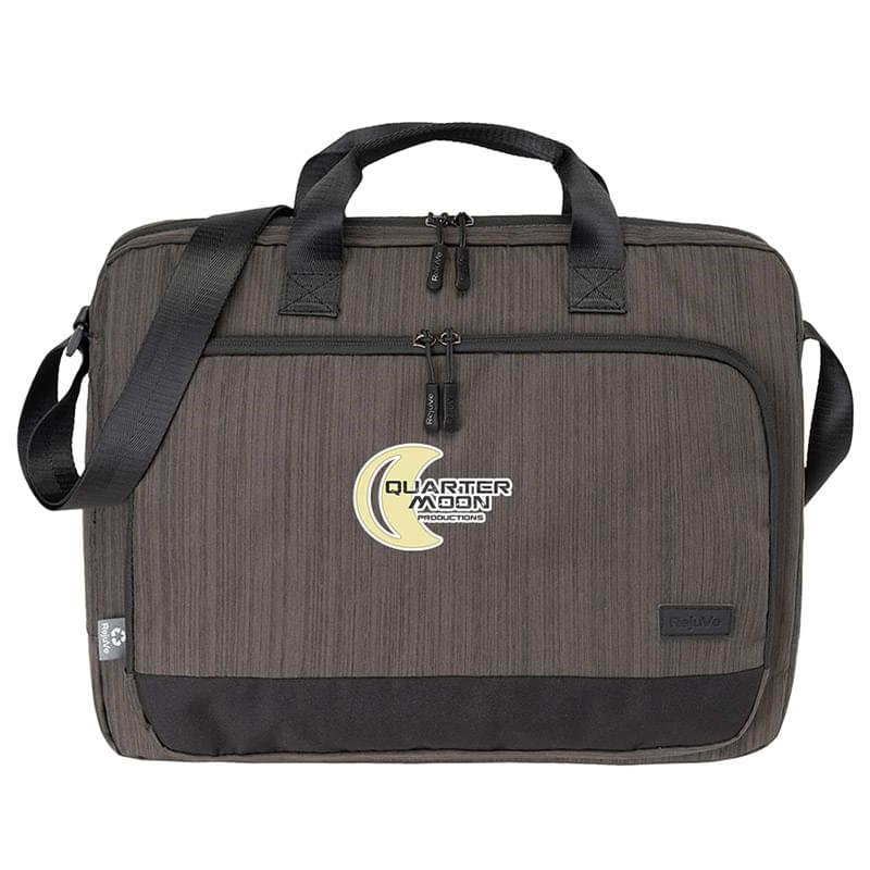 RejuVe METRO Recycled Heather Laptop Brief Bag