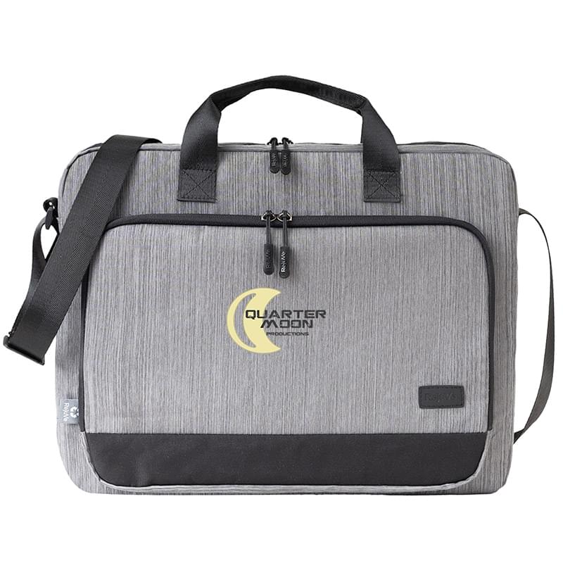 RejuVe METRO Recycled Heather Laptop Brief Bag