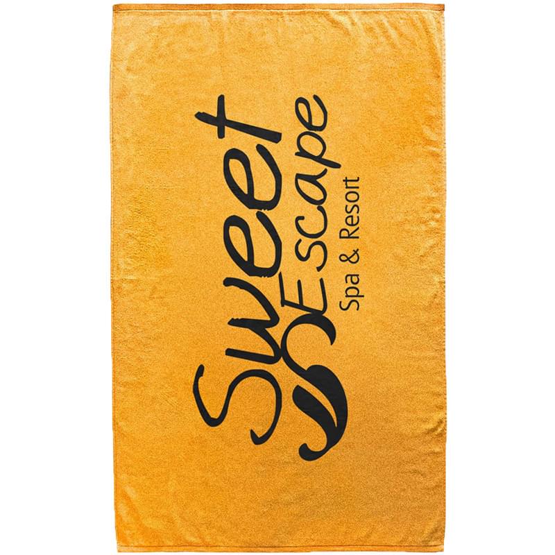 60" x 35" Colored Luxury Beach Towel