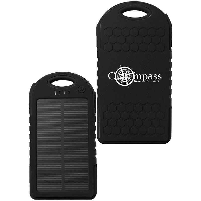 4000mAh Water Resistant Solar Power Bank