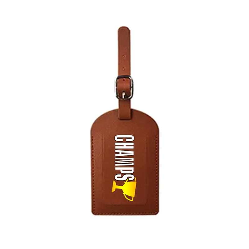 Faux Leather Luggage Tag for Suitcase
