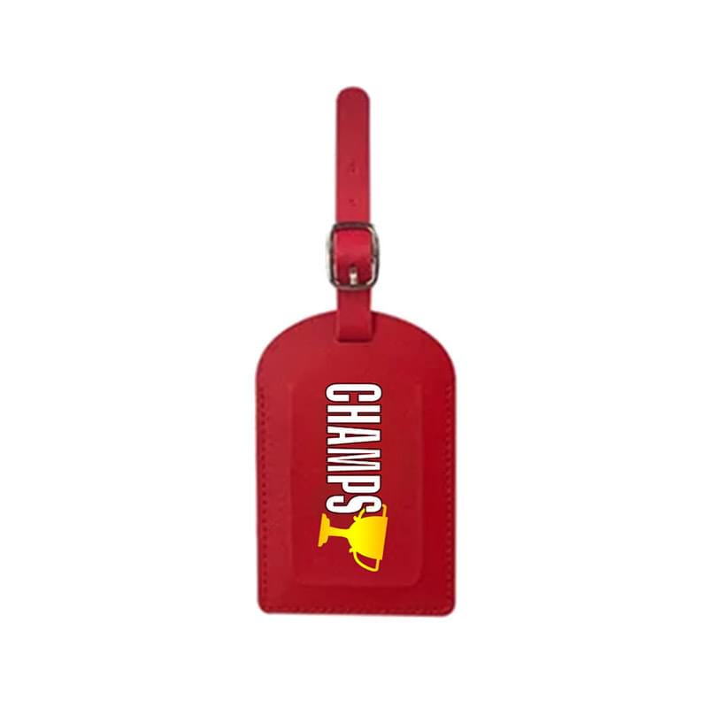 Faux Leather Luggage Tag for Suitcase