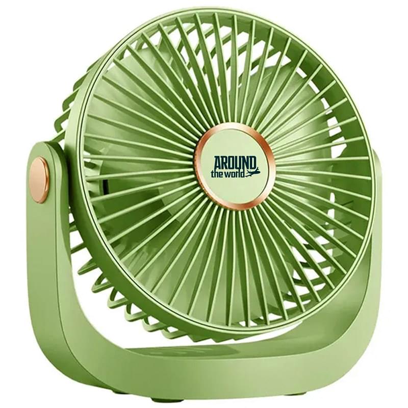 5-Speed Portable Rechargeable Desk Fan with Cover