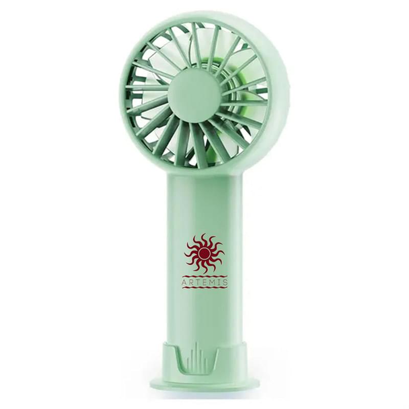 3-Speed USB Rechargeable Battery Fan with Base