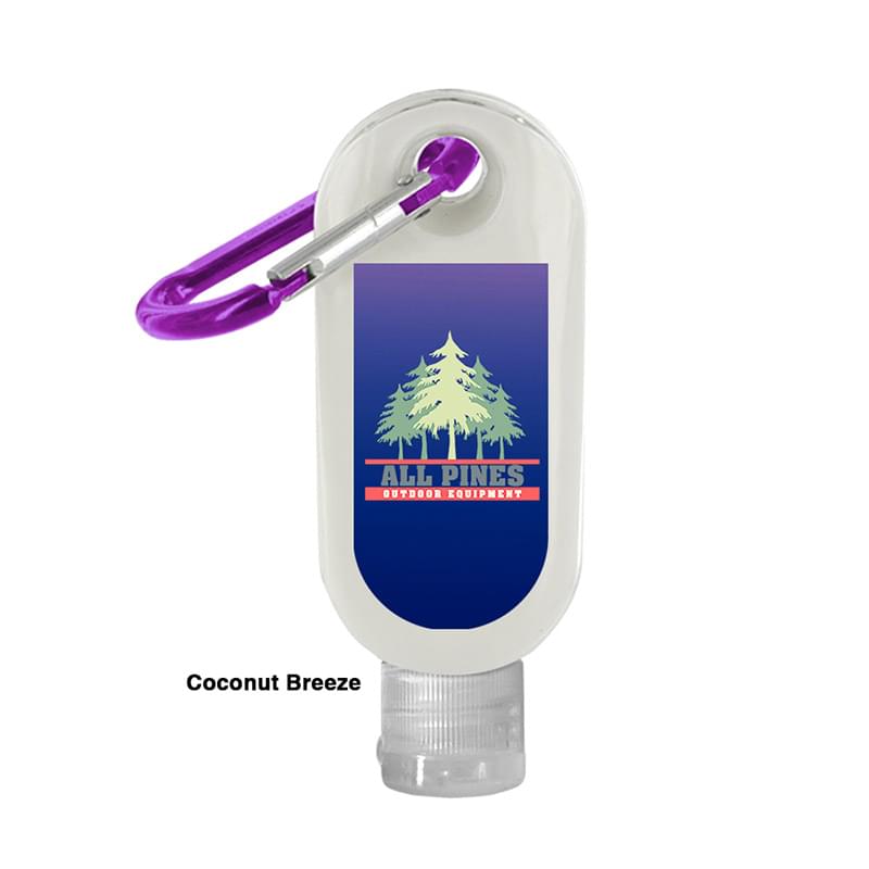 1.9 oz. SPF 30 Sunscreen Bottle with Carabiner