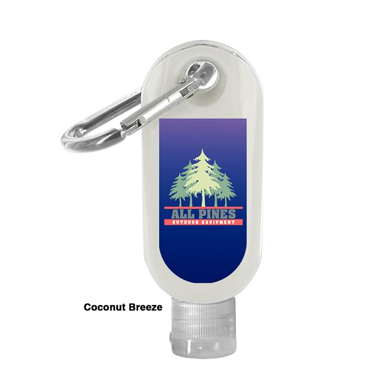 1.9 oz. SPF 30 Sunscreen Bottle with Carabiner