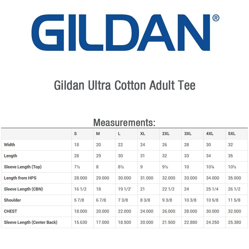 Printed Gildan Ultra Cotton T-Shirt