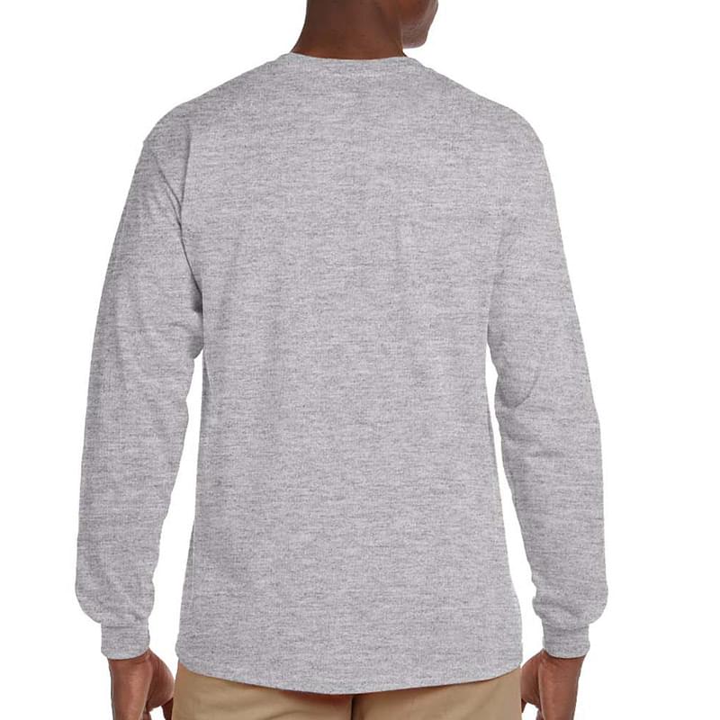 Printed Gildan Ultra Cotton Long Sleeve Adult T-Shirt