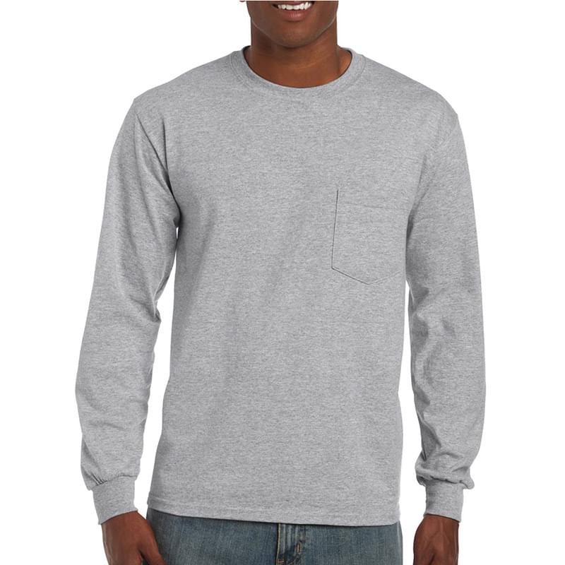 Printed Gildan Ultra Cotton Long Sleeve Adult T-Shirt