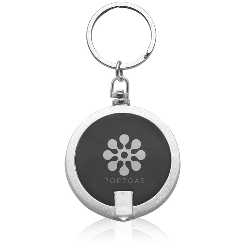 Round LED key chain