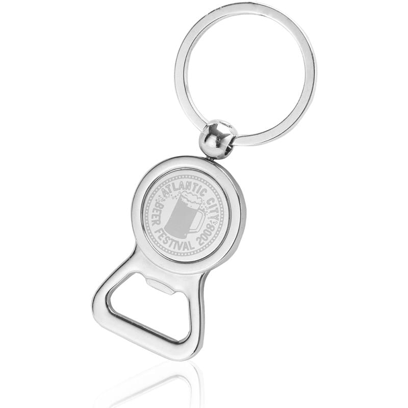 Chrome Bottle Opener Keychains