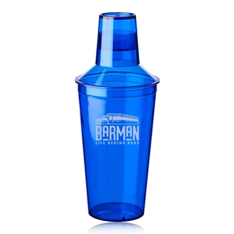 Camden 17 oz. Plastic Cocktail Shaker Bottles