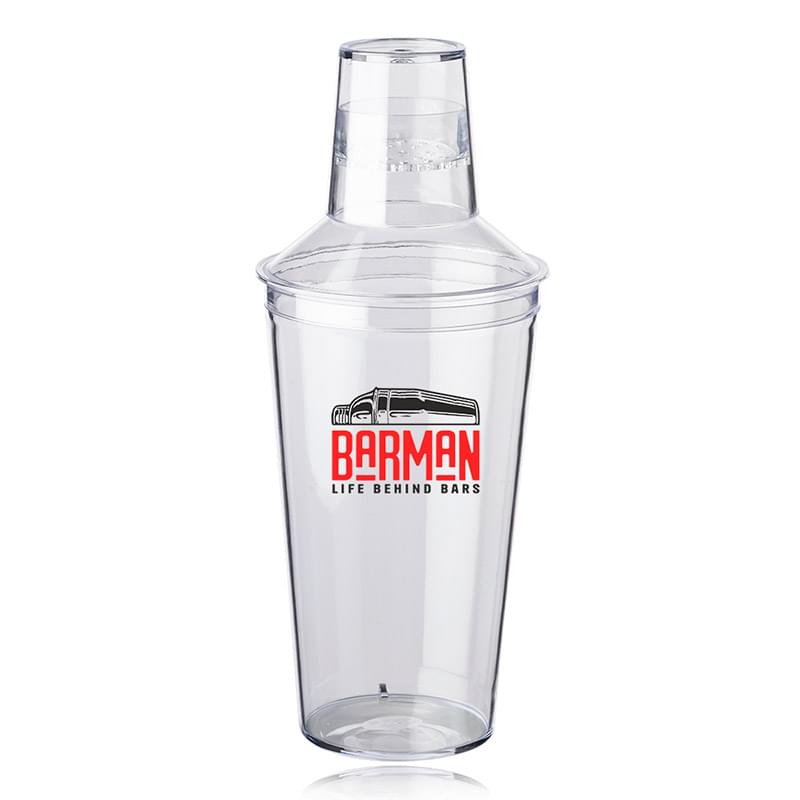Camden 17 oz. Plastic Cocktail Shaker Bottles