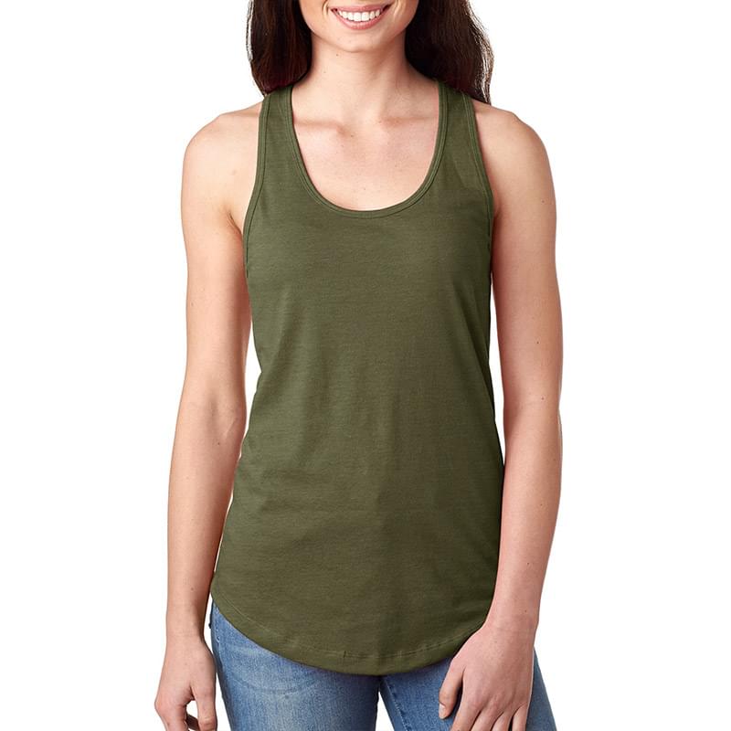 Printed Next Level Women's Ideal Racerback Tank Top