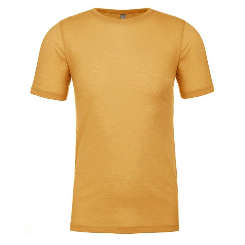 Printed Next Level Men's Poly/Cotton T-Shirt