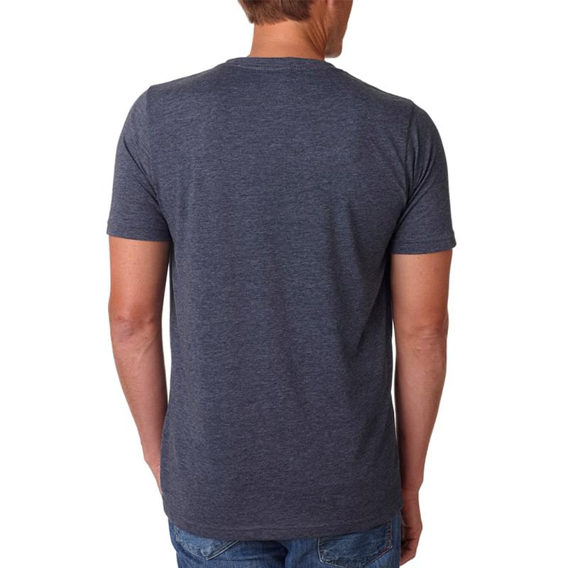 Printed Next Level Men's Poly/Cotton T-Shirt