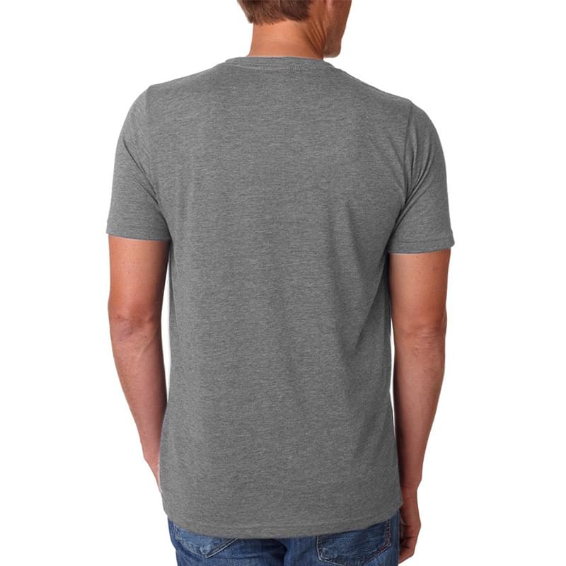 Printed Next Level Men's Poly/Cotton T-Shirt
