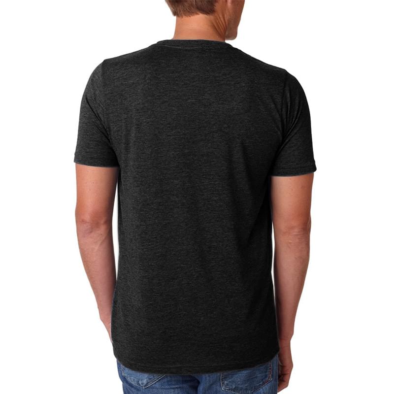 Printed Next Level Men's Poly/Cotton T-Shirt