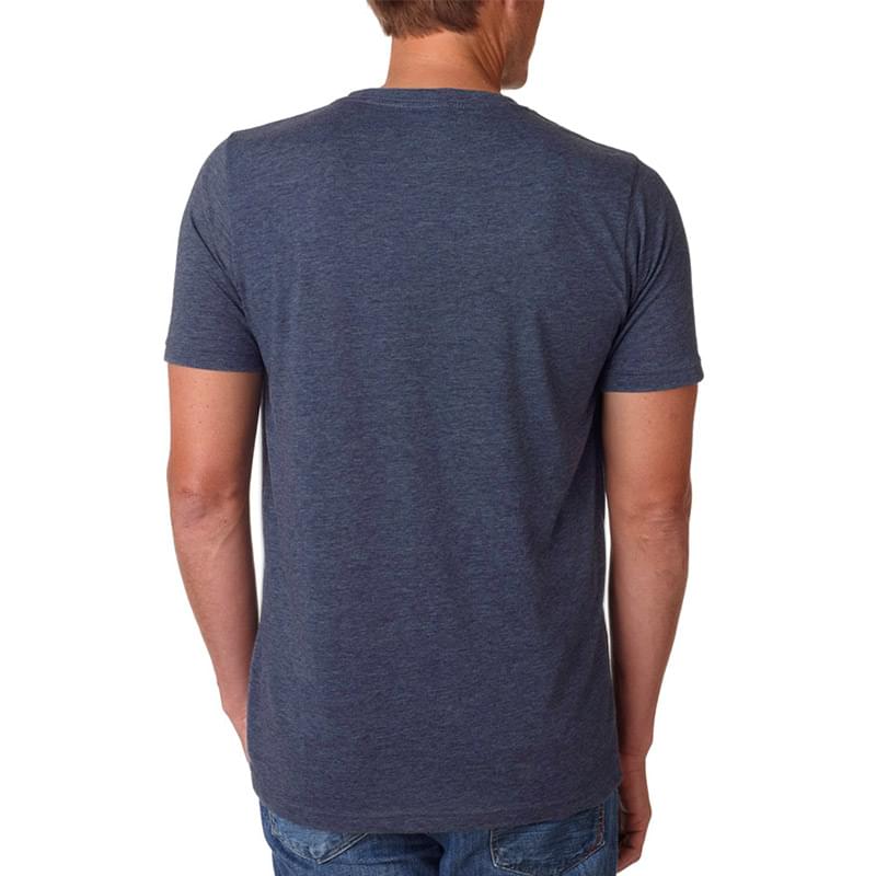 Printed Next Level Men's Poly/Cotton T-Shirt