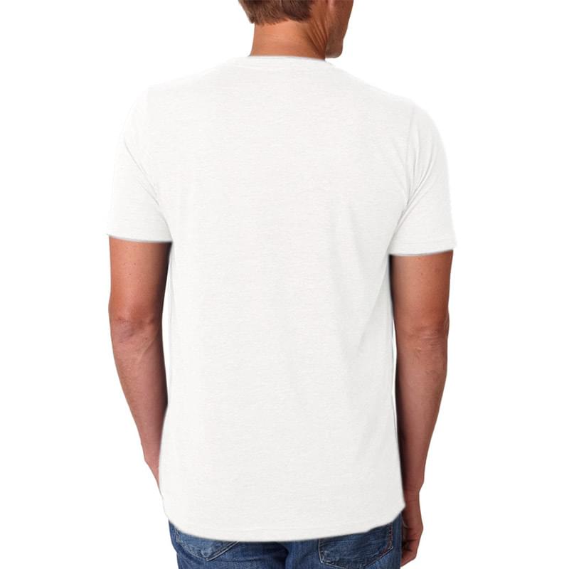 Printed Next Level Men's Poly/Cotton T-Shirt