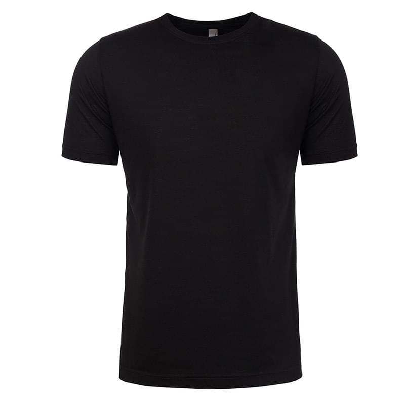 Printed Next Level Men's Poly/Cotton T-Shirt
