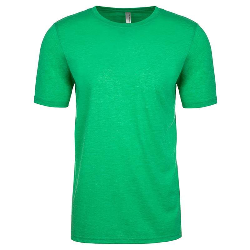 Printed Next Level Men's Poly/Cotton T-Shirt