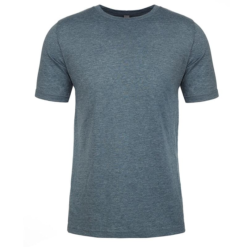 Printed Next Level Men's Poly/Cotton T-Shirt
