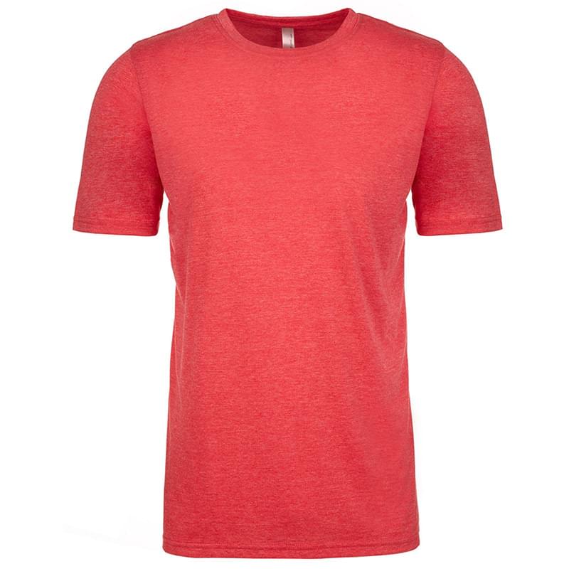 Printed Next Level Men's Poly/Cotton T-Shirt