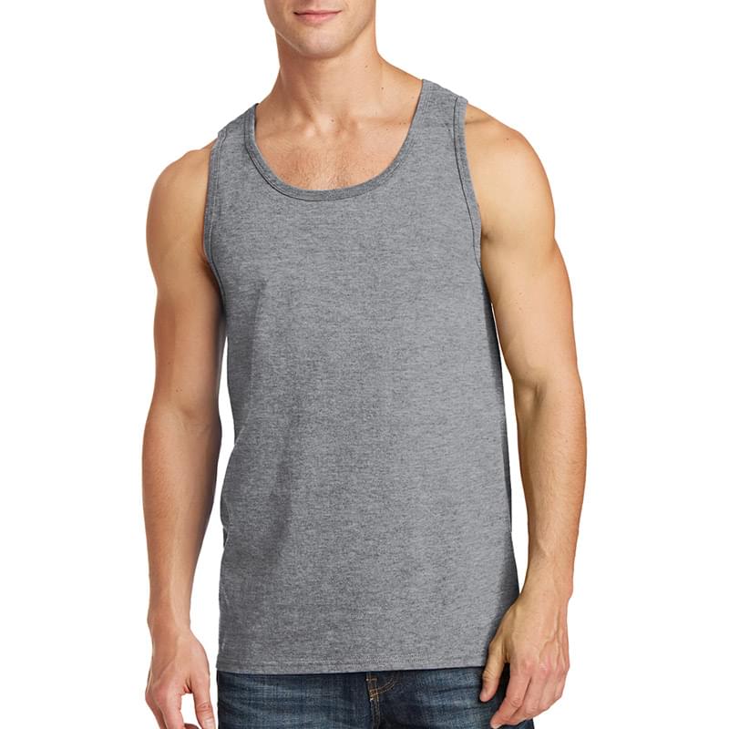 Printed Personalized Port & Company(R) Core Cotton Tank Top