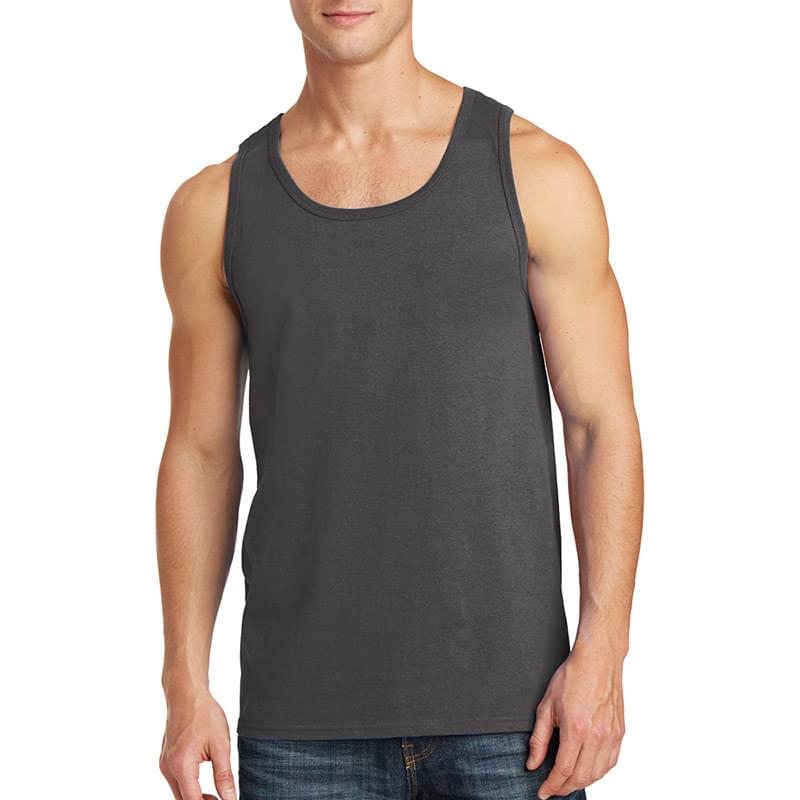 Printed Personalized Port & Company(R) Core Cotton Tank Top