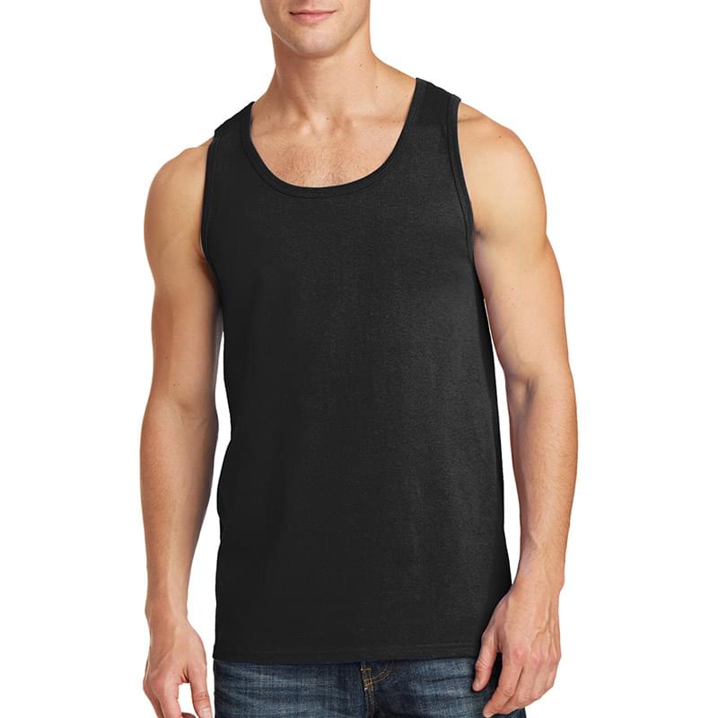 Printed Personalized Port & Company(R) Core Cotton Tank Top
