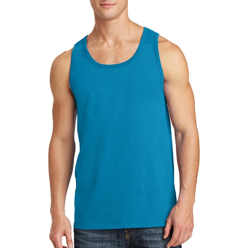 Printed Personalized Port & Company(R) Core Cotton Tank Top