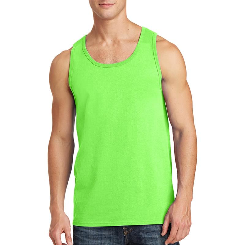 Printed Personalized Port & Company(R) Core Cotton Tank Top