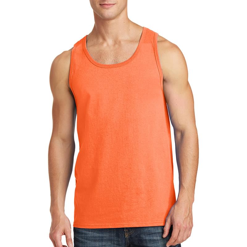 Printed Personalized Port & Company(R) Core Cotton Tank Top