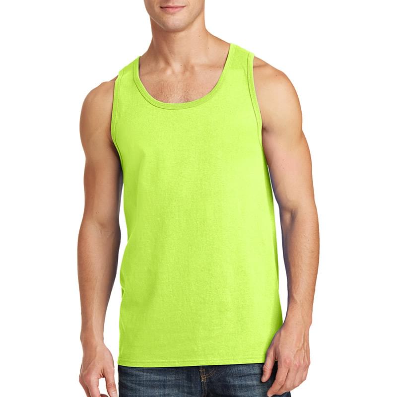 Printed Personalized Port & Company(R) Core Cotton Tank Top