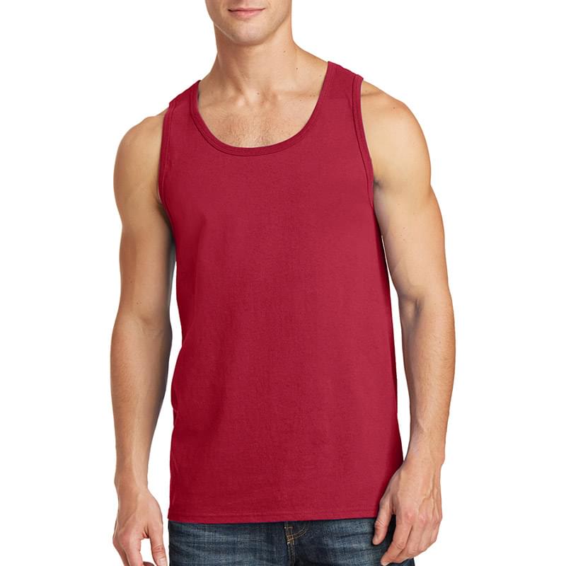 Printed Personalized Port & Company(R) Core Cotton Tank Top