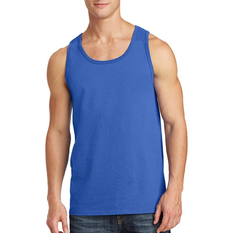 Printed Personalized Port & Company(R) Core Cotton Tank Top