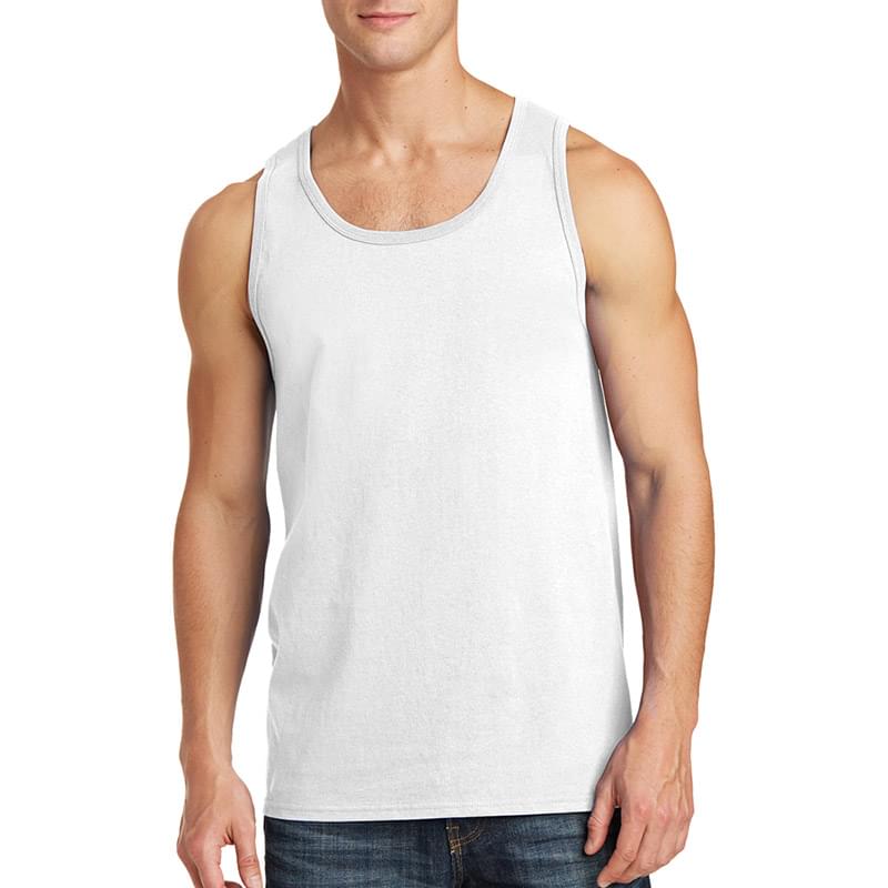 Printed Personalized Port & Company(R) Core Cotton Tank Top