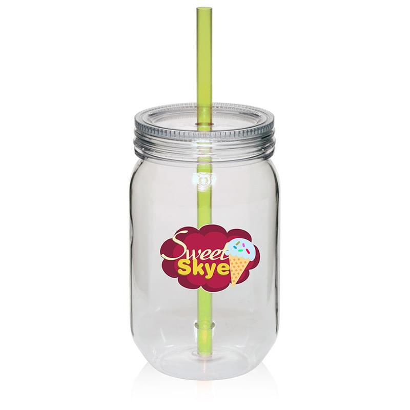 24 oz. Single Wall Mason Jars