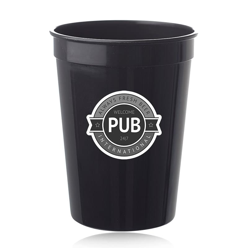 12 oz Plastic Stadium Cup
