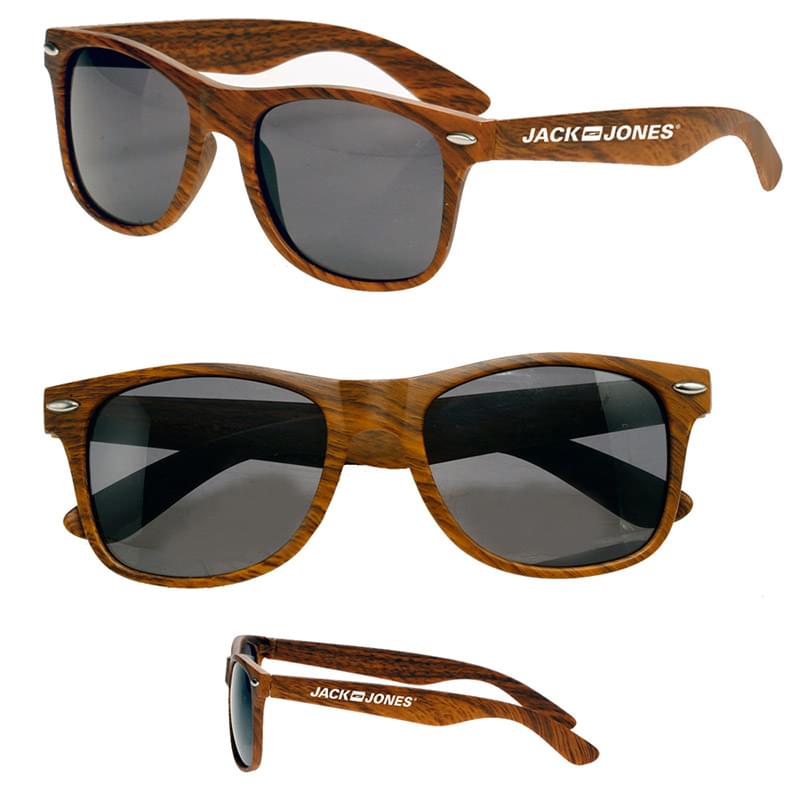 Wood Tone Sunglasses