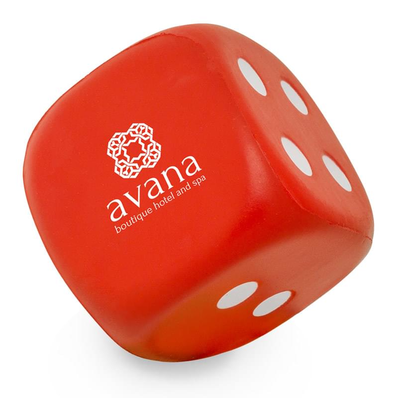 Dice Shaped Stress Balls