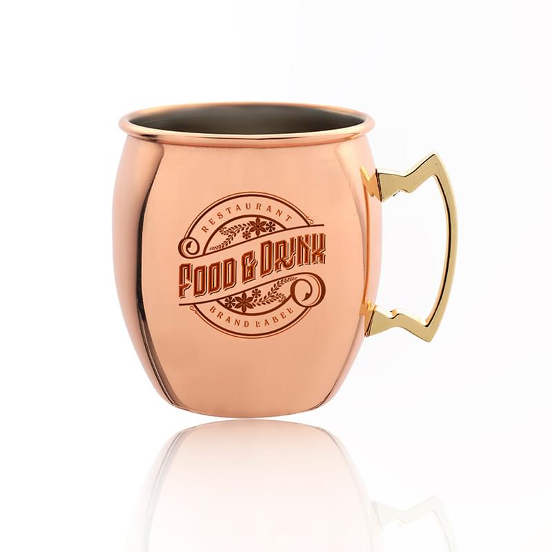 16 oz. Copper Coated Moscow Mule Mug