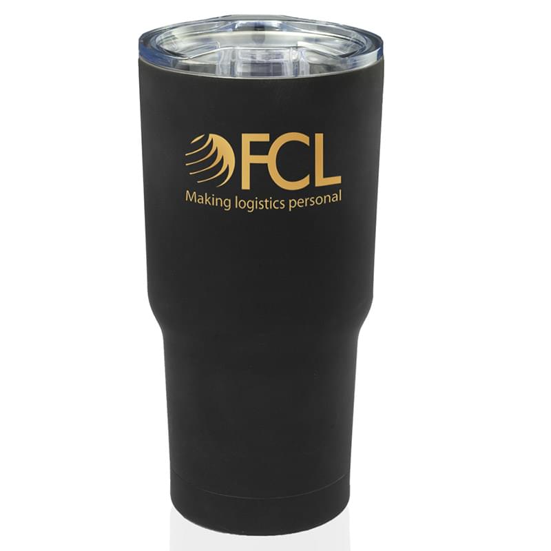 17 oz. Rubberized Stainless Steel Travel Mug