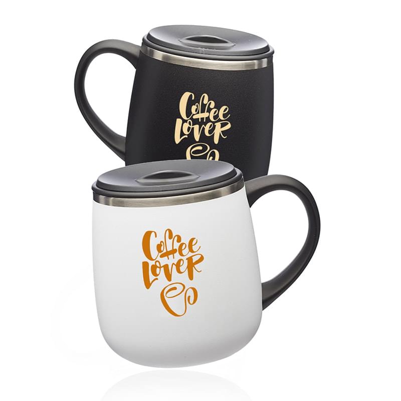 11 oz. Stainless Steel Coffee Mug with Lid