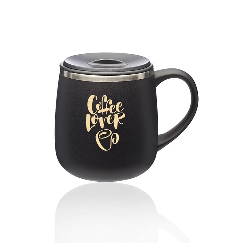 11 oz. Stainless Steel Coffee Mug with Lid